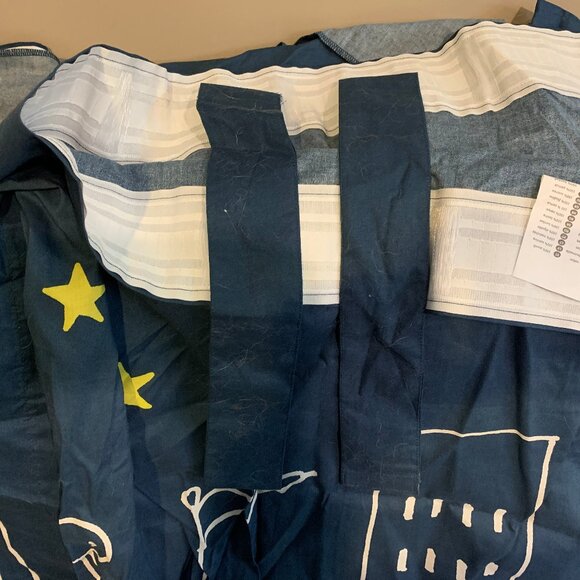 IKEA Kids Bedroom Curtains Pair (Hemmahos) – Blue City Design – New - Picture 5 of 5